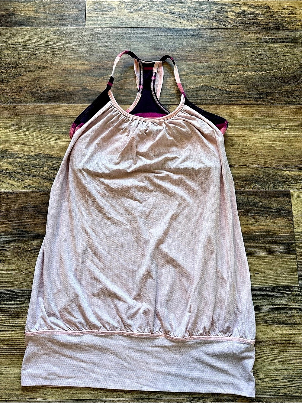 lululemon Wild Tank Color Block Athletic Tank Top Size 6